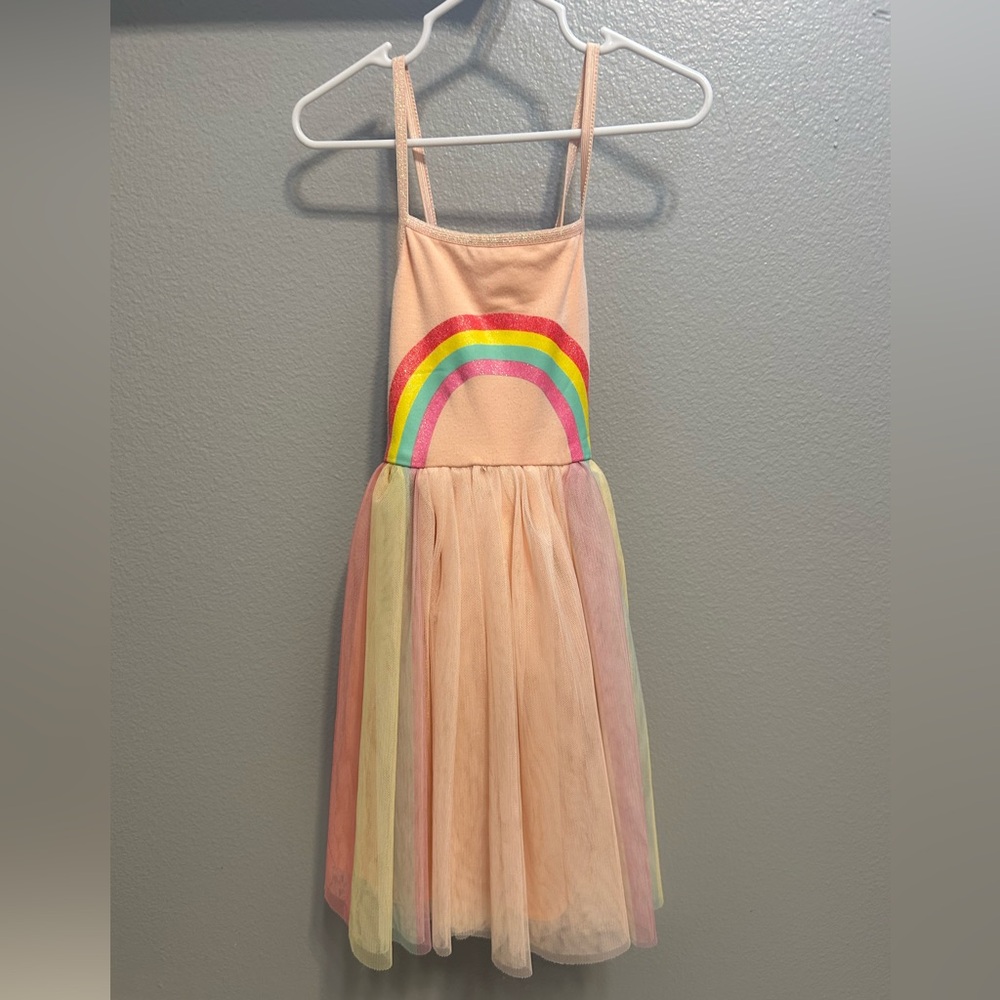 Zunie girls rainbow tulle dress